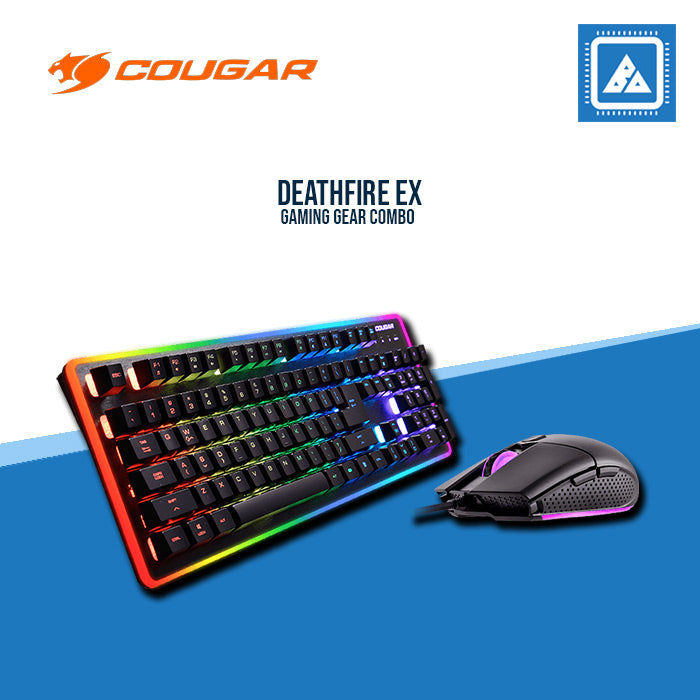 COUGAR COMBO KEYBOARD DEATHFIRE EX HIBRID 8 COLOR BACKLIGHT / MICE ADNS-5050 2000DPI COUGAR COMBO KEYBOARD DEATHFIRE EX HIBRID 8 COLOR BACKLIGHT / MICE ADNS-5050 2000DPI